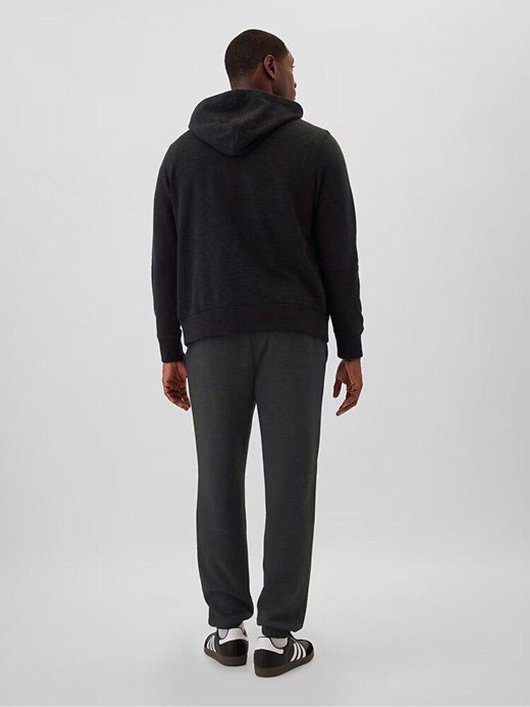 Gap Jet Black Logo Fleece Zip Hoodie - Image 2 of 4