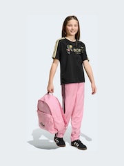 adidas Originals Black Liberty London Loose Jersey T-Shirt - Image 2 of 6