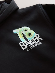 Baker by Ted Baker Oversized Balloon Dog Black Hoodie - Image 3 of 6