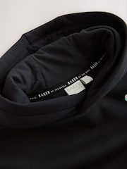 Baker by Ted Baker Oversized Balloon Dog Black Hoodie - Image 6 of 6