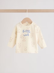 Blue/Brown Little Bear Cub Baby Top and Leggings Set 2 Piece (0mths-3yrs) - Image 3 of 8