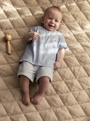 Blue Lion Top and Shorts Baby Set (0mths-2yrs) - Image 1 of 4