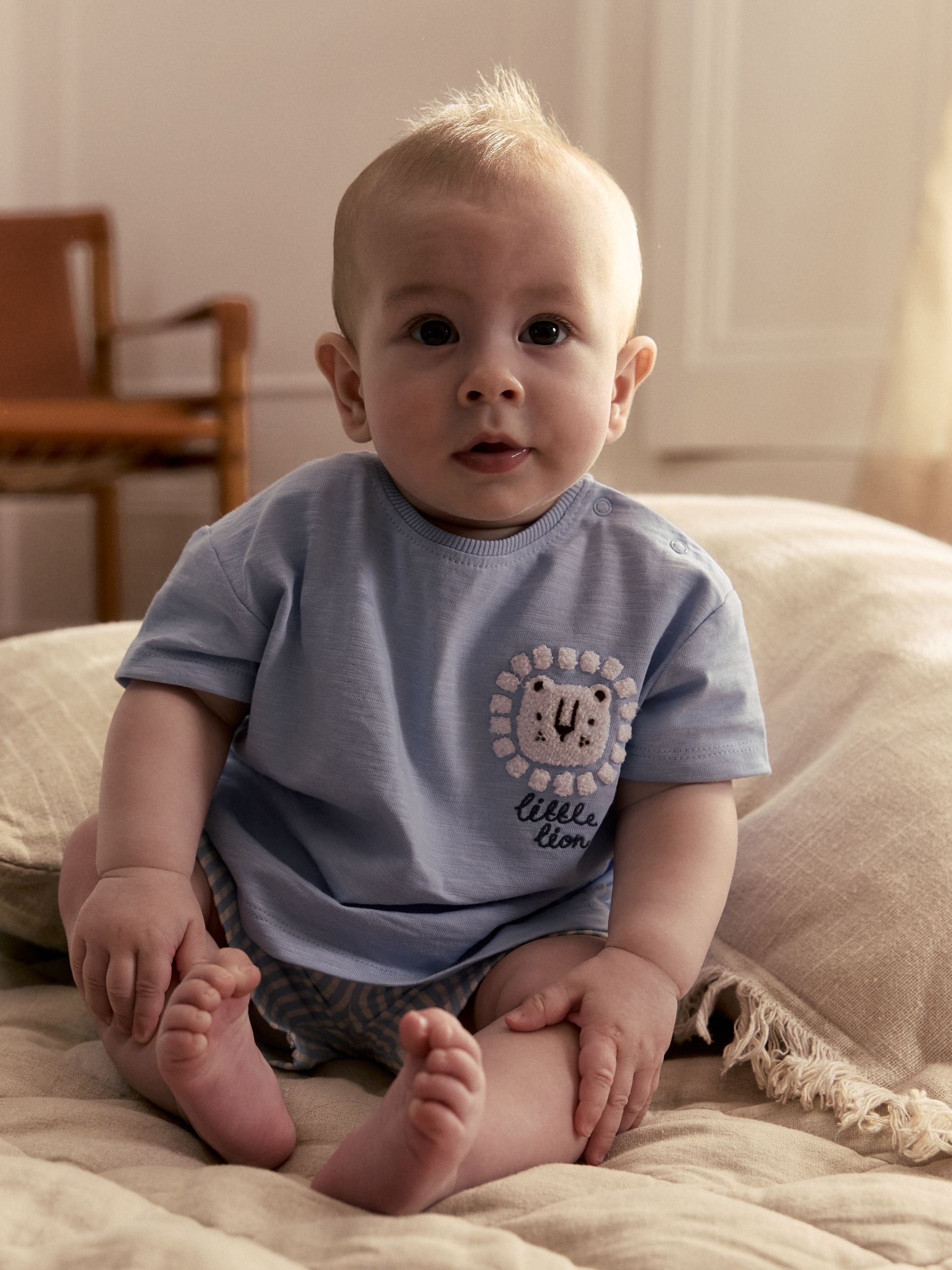 Buy Blue Lion Top and Shorts Baby Set (0mths-2yrs) from Next South