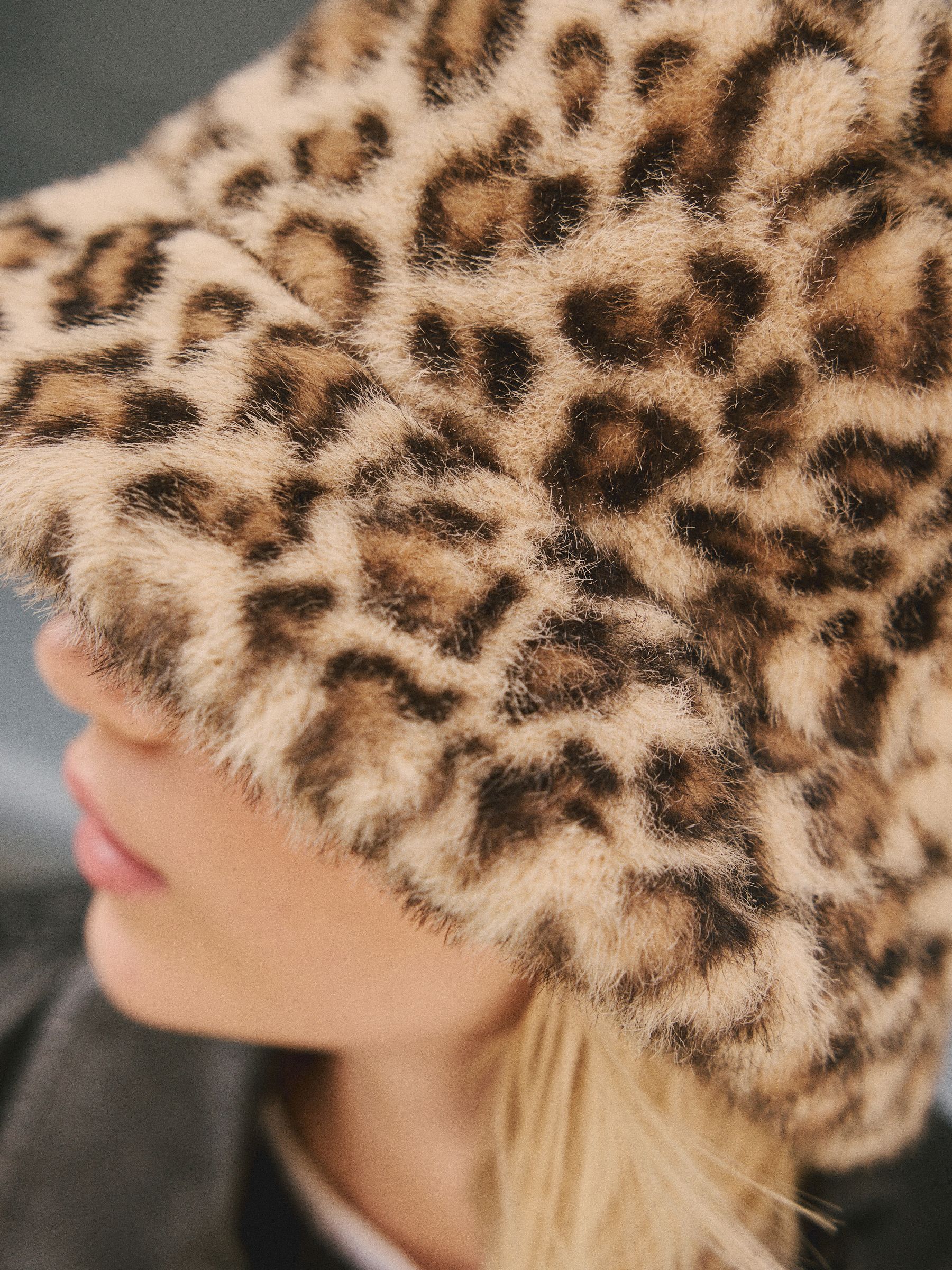Buy Leopard Print Faux Fur Bucket Hat from the Next UK online shop