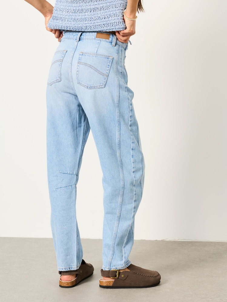 FatFace Light Blue Horseshoe Leg Jeans - Image 2 of 7