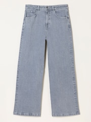 FatFace Welling Grey Wide Leg Jeans - Image 6 of 7