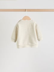 Grey Stripe Dog - طقم سويت شيرت وشورت للبيبي (0شهور-2سنوات) - صورة 5 من 10