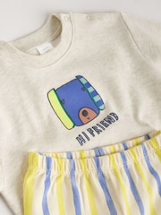 Grey Stripe Dog - طقم سويت شيرت وشورت للبيبي (0شهور-2سنوات) - صورة 7 من 10