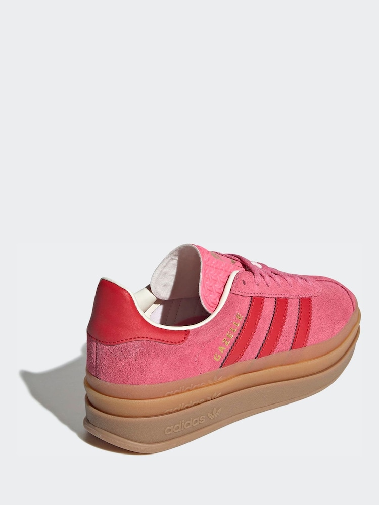 adidas Originals Junior Gazelle Bold Trainer - Pink - Size - 4.5