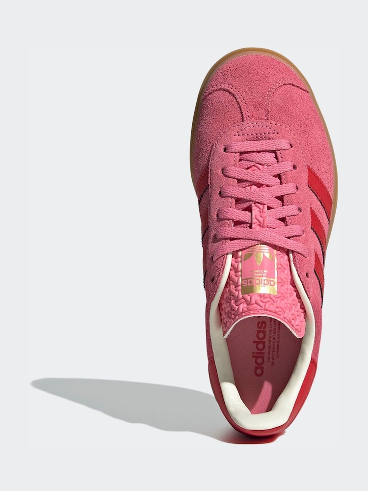 Buy adidas Originals Rose Pink Gazelle Bold Junior Trainers from Next USA