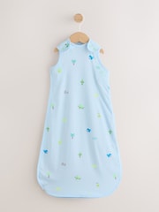 ブルーミニタートルズ - 0.5 Tog ノースリーブ ベビー スリープバッグ - 画像 1 / 6