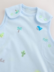 ブルーミニタートルズ - 0.5 Tog ノースリーブ ベビー スリープバッグ - 画像 4 / 6