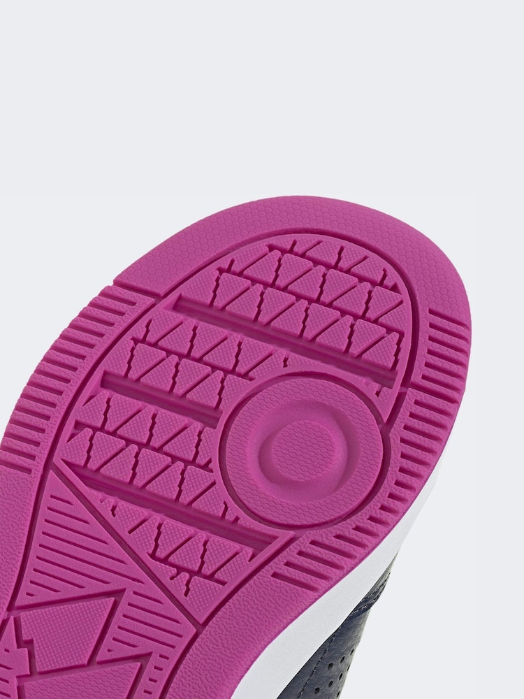 adidas Navy Hook and Loop Tensaur Sport 3.0 Junior Trainers - Image 8 of 8