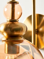 BHS Mixed Brass Seline Wall Light - Image 5 of 7