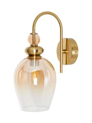 BHS Mixed Brass Seline Wall Light - Image 6 of 7
