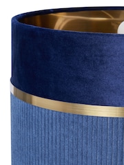 BHS Blue Violet 30cm Mixed Fabric Shade - Image 7 of 7