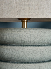 BHS Celedon Florence Flump Table Lamp - Image 3 of 6