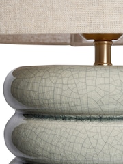BHS Celedon Florence Flump Table Lamp - Image 5 of 6