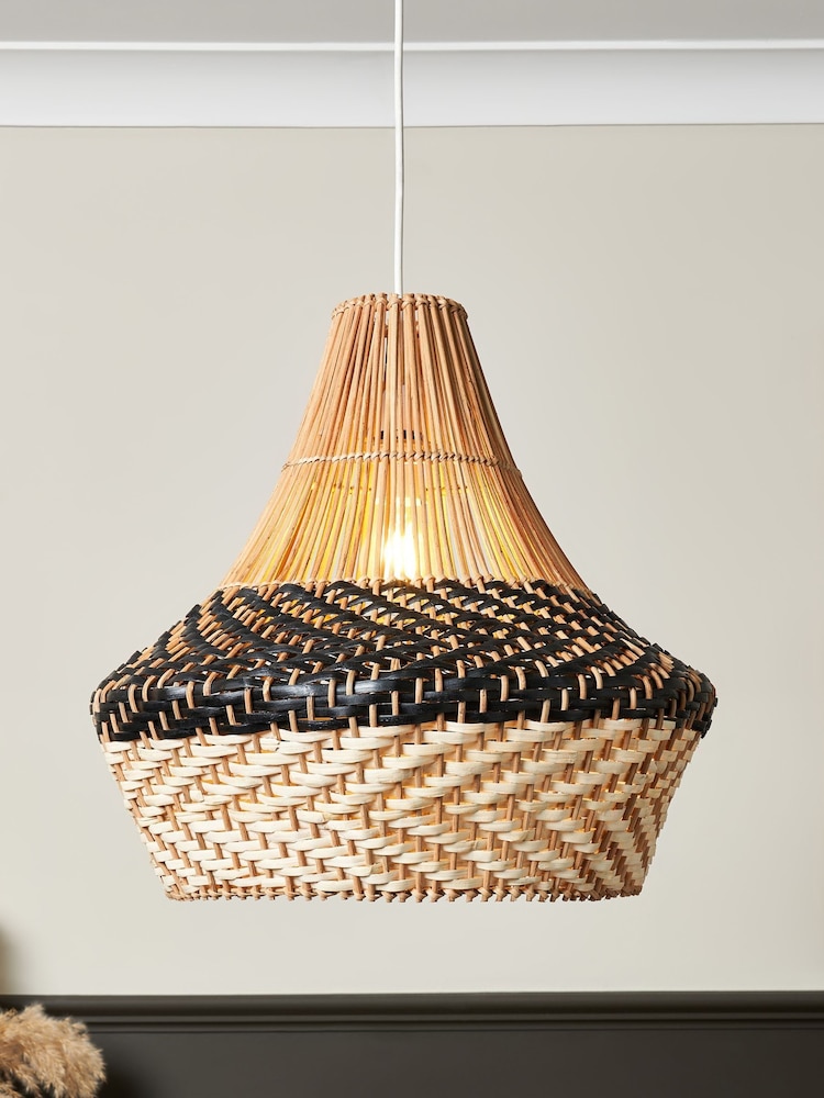 BHS Mixed Lauren Mixed Coloured Rattan Shade - Image 1 of 7