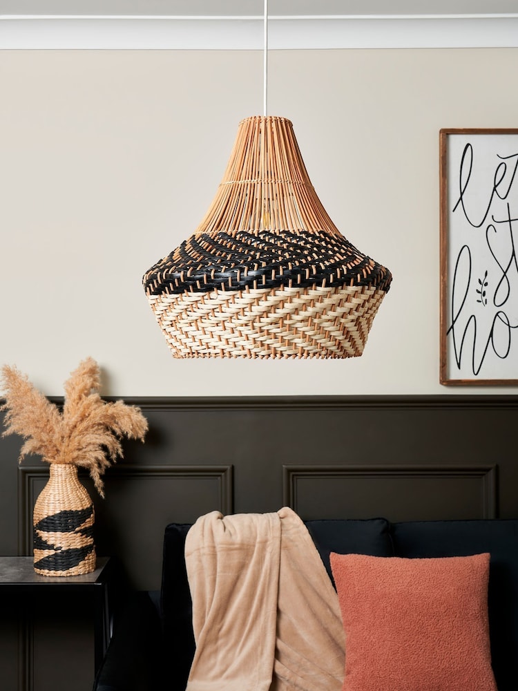 BHS Mixed Lauren Mixed Coloured Rattan Shade - Image 2 of 7