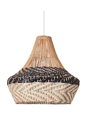 BHS Mixed Lauren Mixed Coloured Rattan Shade - Image 7 of 7