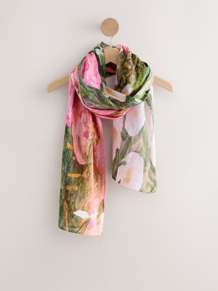 وردي - Benjamin MacGregor Artist Colaboration Lightweight Scarf - صورة 1 من 3