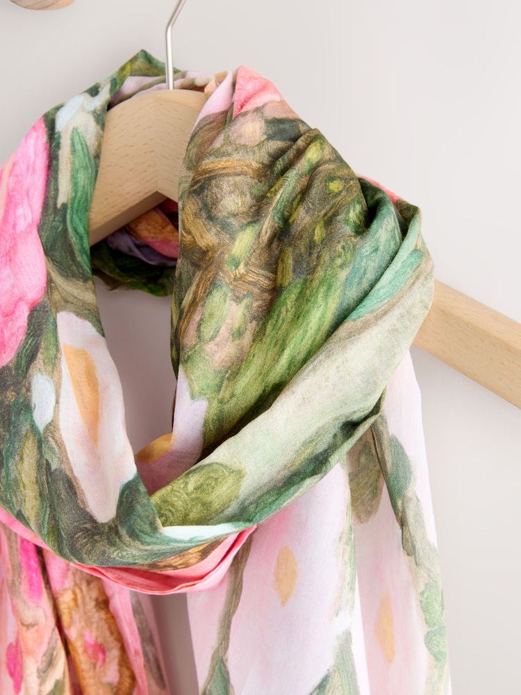 وردي - Benjamin MacGregor Artist Colaboration Lightweight Scarf - صورة 2 من 3