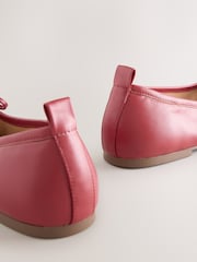 Red Forever Comfort® Tie Up Round Toe Ballet Flats - Image 10 of 10