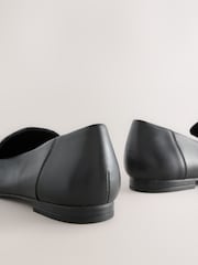 Black Forever Comfort® Leather Round Toe Loafers - Image 10 of 10