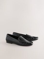 Black Forever Comfort® Soft Ruched Loafers - Image 6 of 9