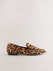 Leopard Forever Comfort® Leather Round Toe Loafers - Image 7 of 9