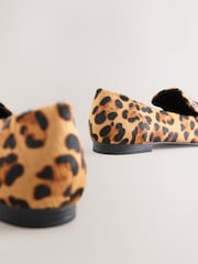 Leopard Forever Comfort® Leather Round Toe Loafers - Image 9 of 9