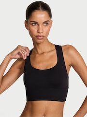 Victoria's Secret Black Elevate™ Shine Low Support Sports Bra - Image 1 of 3