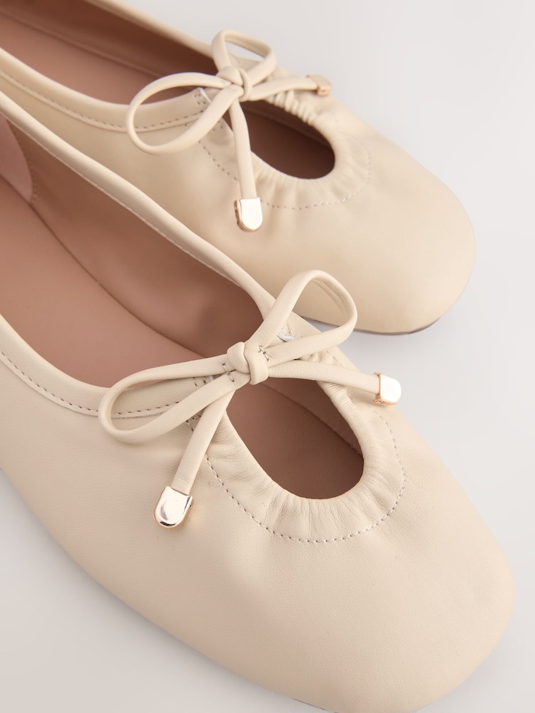 Bone Forever Comfort® Tie Up Round Toe Ballet Flats - Image 10 of 10
