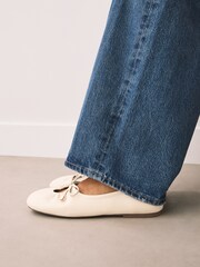 Bone Forever Comfort® Tie Up Round Toe Ballet Flats - Image 6 of 10