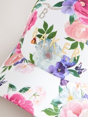 Floral - Baker by Ted Baker Logo Baseall Floral White Cap - Imaginea 6 din 9