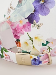 Floral - Baker by Ted Baker Logo Baseall Floral White Cap - Imaginea 8 din 9
