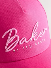 Baker by Ted Baker Logo Baseall Floral White Cap - Image 2 of 5
