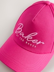 Baker by Ted Baker Logo Baseall Floral White Cap - Image 3 of 5