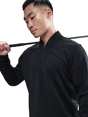 Nike Black Therma-FIT Velocity 1/2 Zip Golf Top - Image 3 of 5