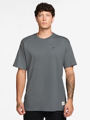 Nike Smoke Grey Athletic Club Back Graphic T-Shirt - Image 1 of 5