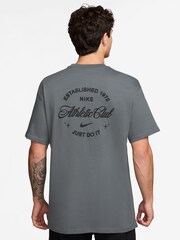 Nike Smoke Grey Athletic Club Back Graphic T-Shirt - Image 2 of 5