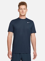 Nike Obisidian Navy DriFit Legend Training T-Shirt - Image 1 of 8