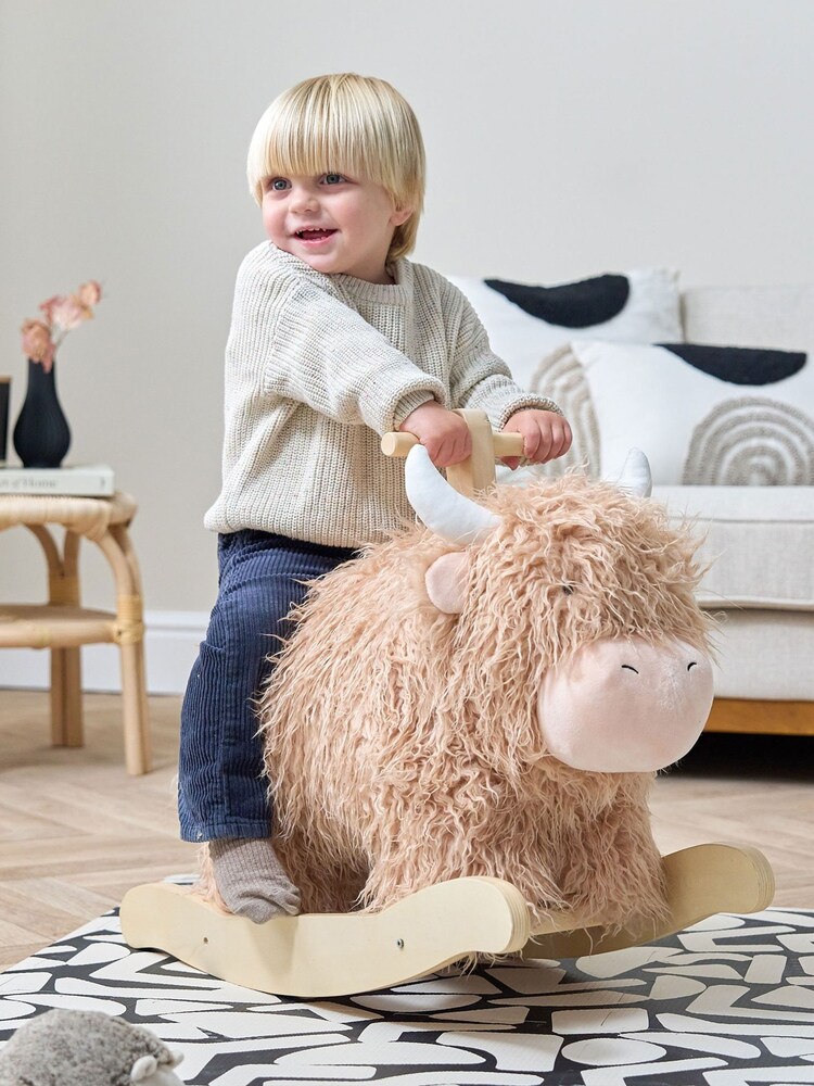 Tutti Bambini Douglas The Highland Cow Rocking Toy - Image 2 of 6 Tutti Bambini Douglas The Highland Cow Rocking Toy - Image 2 of 6