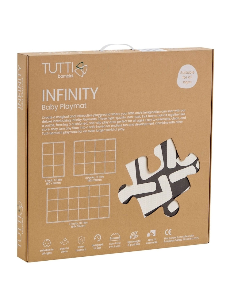 Tutti Bambini Oddity Mono Baby Infinity Expandable Play Mat - Image 5 of 5