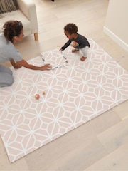 Tutti Bambini Tiles Blush Rose Puzzle Playmat (120 x 175cm - Image 1 of 4