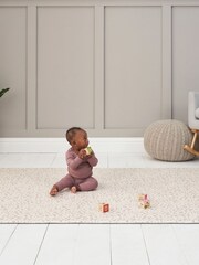 Tutti Bambini Bubble and Terrazzo Luxury Reversible Playmat - Image 1 of 6