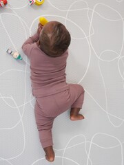 Tutti Bambini Bubble and Terrazzo Luxury Reversible Playmat - Image 3 of 6