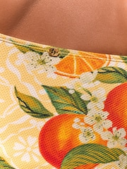 B by Ted Baker Plunge Yellow Fruit Tankini - Image 5 of 8