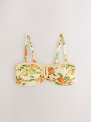 B by Ted Baker Bandeau Yellow Fruit Bikini Top - 1의 이미지 1